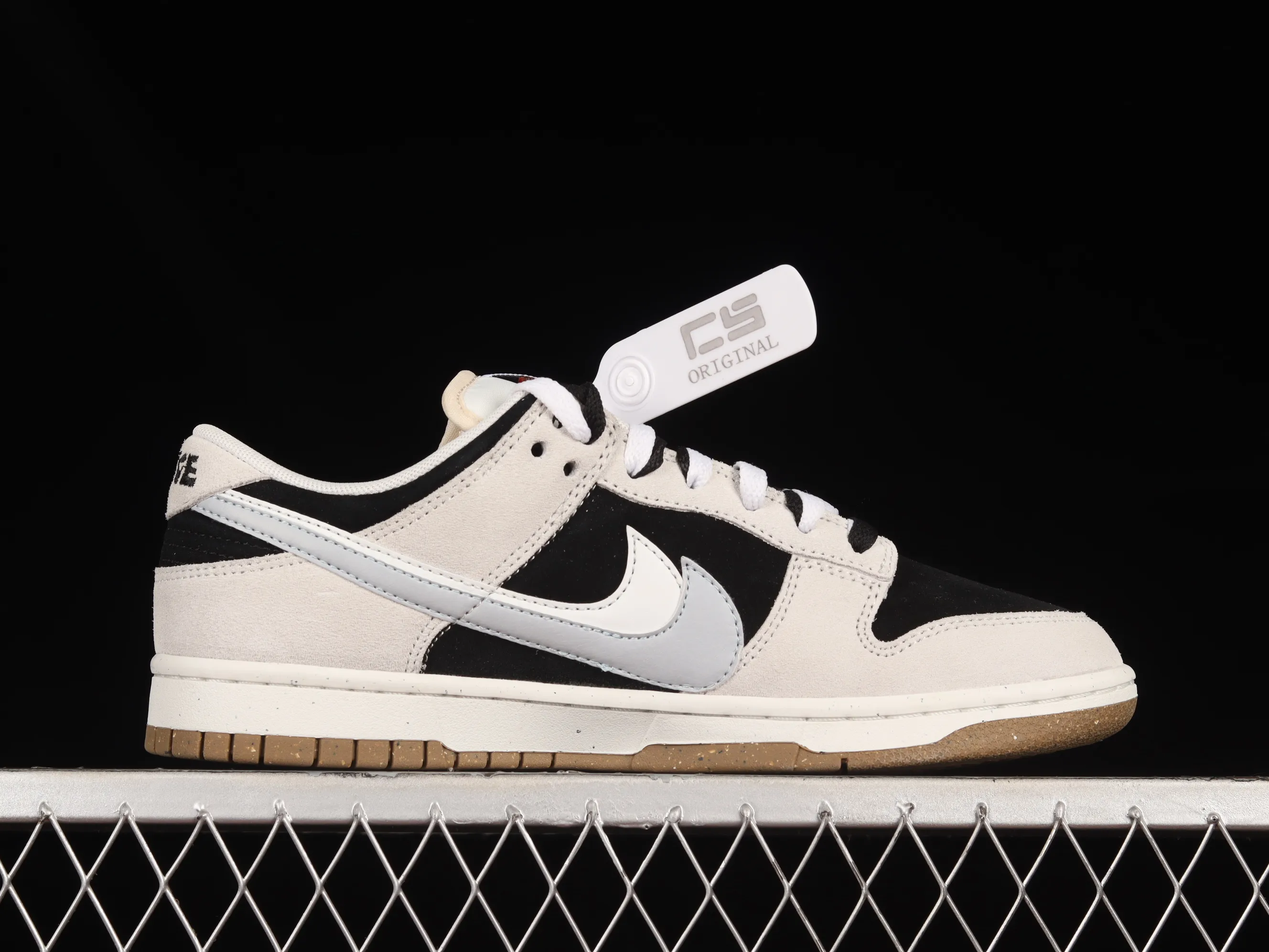 All categories Nk SB Dunk series Nk SB Dunk Low low-top sneakers Nk SB Dunk Low "85" gray and white double hook SB low-top sports and leisure sneakers DD9457-102